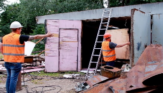 Демонтаж гаражей в Армавире, цена от 1743 руб. – услуги под ключ от 2Землекопа-Рмв